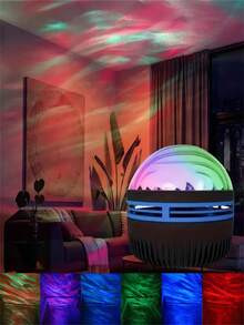 [Aurora Light Projector] 2/1pcs Aurora Light Projector - Northern Lights Projector With Remote Control - Mini Night Light Projector Atmosphere Lamp, Suitable For Bedroom/Ceiling/Party - Aurora - View 3