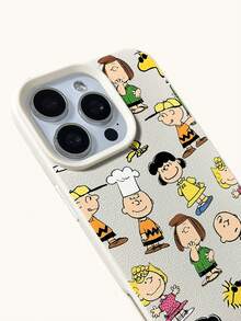 Ốp điện thoại Snoopy nhẹ, chống trượt và chống rơi, phù hợp với các dòng điện thoại hoạt hình anime như iPhone 17, 17Air, 17pro, 17promax, 11, 12, 13, 15, 16pro, 16promax, 14Plus, 15Plus, 16Plus, 15pro, 16promaxXR. Thích hợp làm quà tặng ngày lễ cho bạn bè và gia đình, ốp điện thoại được đóng gói trong hộp. - Màu be 1 - Xem 8