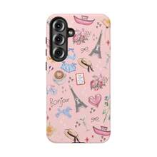 Pink Parisian Phone Case, French Floral Bow  Cover, Coquette Style - 1 Piece Of Picture Color - View 9