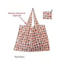 Large Cartoon Foldable Portable Shopping Bag, Large Capacity Tote Bag - Multicolor - View 2