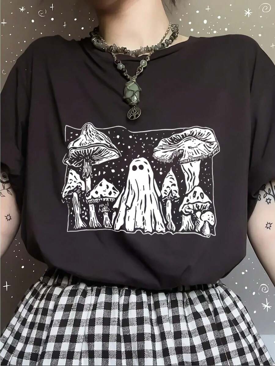 Women T-Shirts - Black - View 1