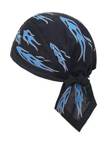 1pc Breathable Skull Bandana Headwear, Pirate Hat Liner For Men Motorcycle Riding - Multicolor - View 18