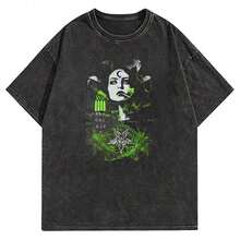 Retro 100% Cotton T-Shirt For Men And Mature Women, Harajuku Style, Short Sleeve, With The Phrase 'I Am Fernando Alonso' - 黑色 27 - 查看 6
