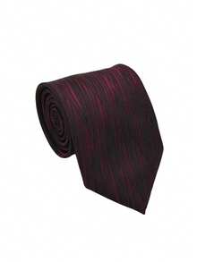 1 pieza Corbata de sarga texturizada vintage, esencial para el trabajo y el transporte diario de los hombres - Multicolor - Ver 3