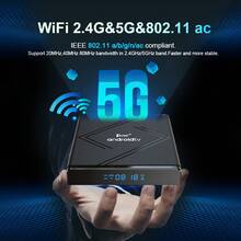 Q96 OHP TV98 ATV Pro Plus TV Box 8K 4K Dual-Band WIFI 4G 5G Bluetooth 5.0 Kontrol Jarak Jauh Suara Allwinner H313 Quad-Core Smart Android 14 IPTV Media Player - View 3