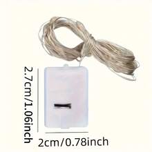 5/10 piezas/Paquete 1m Luces de alambre de cobre LED, Luces de ambiente decorativas para ramos, Pequeñas luces de cadena, Flores, ¡Luces decorativas para regalos! - Amarillo - Ver 5