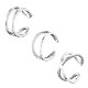Estilo B-Plata-3pcs