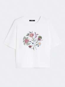 Women T-Shirts - 白色 - 查看 5