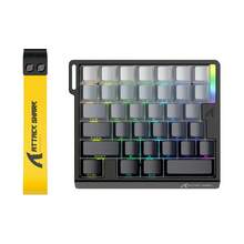 ATTACK SHARK M36HE Wired Gaming Keyboard: Single-Handed Keyboard, 8K Polling Rate, 128-Zone Scanning, 0.01ms RT Precision, 0.1ms Response Time, Custom Magnetic Fully Fluorinated Switches, Hot-Swappable Keycaps, Fashionable Compact Design - View 13