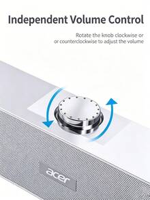 Acer OSK218 Computer Speaker, Bluetooth Mini Speaker For Home Use, Dual Speakers, Dual Diaphragms, No Current, No Noise, Long Multimedia Subwoofer, Mini Gaming Speaker, High-Quality Desktop Speaker, Universal For Desktop Computers, Laptops, Mobile Phones, And Tablets. - View 8