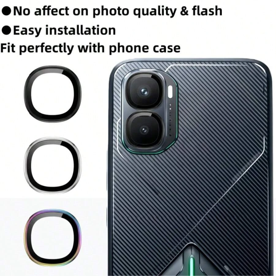 For Infinix GT 50 Pro Camera Lens Protector, 9H Hardness Tempered Glass, Anti-Scratch Anti-Fingerprint Full Coverage HD Clear Lens Cover