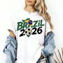 Classic Ivory World Cup 2026 Fan Shirt, Football Lover's Shirt With Ivory Flag, 2026 World Cup Fan Shirt, Gift For The Ivory National Team. Size, Summer Tops. Suitable As A Gift. Women's T-Shirt. Elegant Blouses. Boho Chic. Exquisite Printed T-Shirt. Summer Tee - 白色 6 - 查看 7