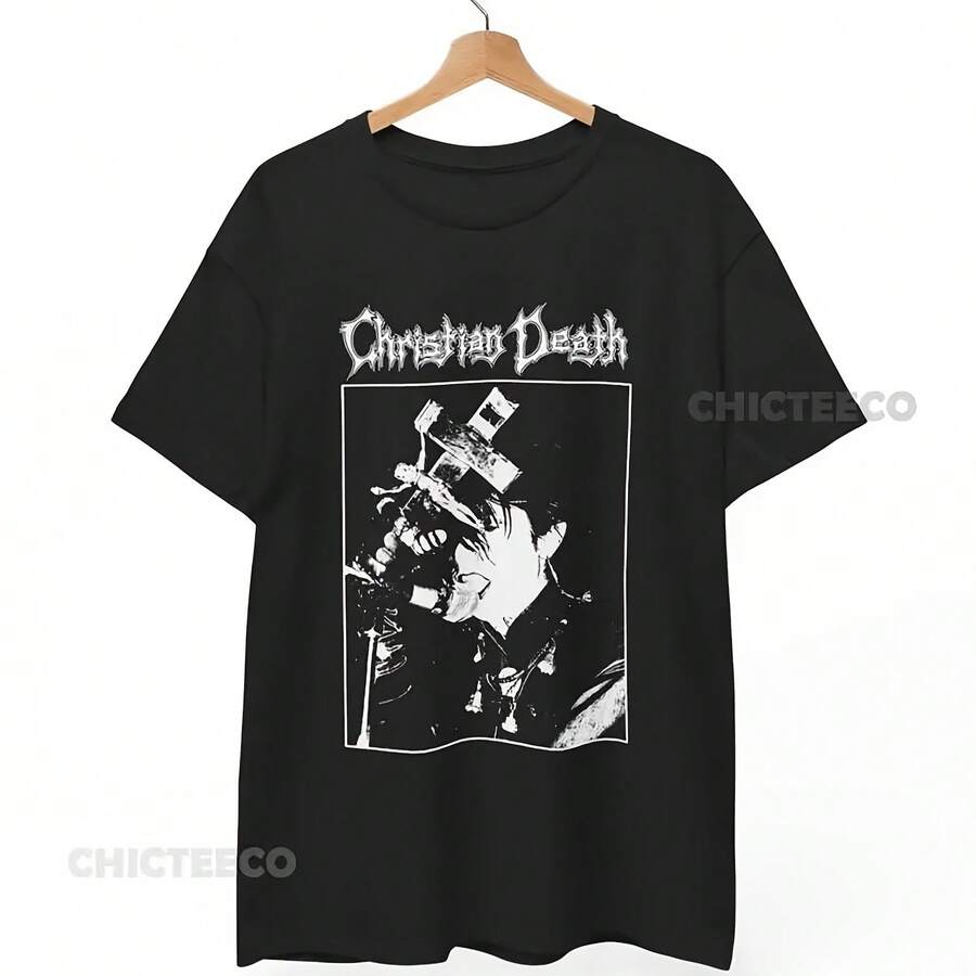 Christian Death T Shirt Vintage Band Punk Rock Gothic - 款式 - 查看 1