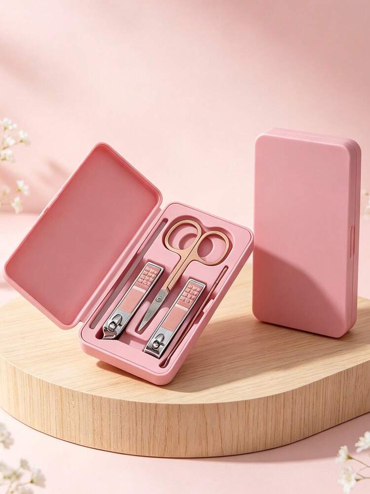 New Nail Clipper Set, Complete Manicure Tool Kit, 5/32pcs Multi-Color Nail Clipper Set, Nail Clipper, Eyebrow Scissors, Nail File Set With Portable Travel Case, Gift For Family And Friends, Pink/Green/Brown/Purple/Magenta Available - Multicolor - View 14