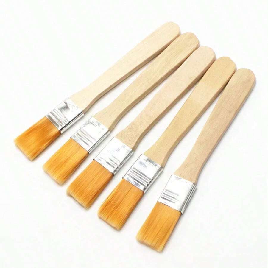 3pcs Wooden Brush Computer Motherboard Dust Removal Keyboard Cleaning Mobile Phone Maintenance Tool Paint Brush Cleaning Brush - A - View 1