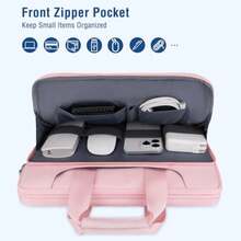 360 Protective Laptop Case, 13- Laptop Sleeve Compatible With MacBook Neo/Air 13.6/Pro 13/Pro 14, HP   , Computer Bag With Front Raised Pocket And Belt - 查看 3