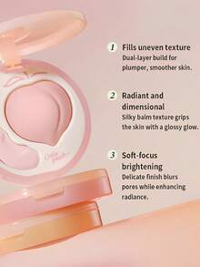 Little Ondine Duo-Color Highlighter 01, 2-In-1 Highlighter & Contour, Pink Highlighter & Natural Contour, Rosy Brightening & Shaping, Dewy Glow, Buildable Color, Long-Lasting, Lightweight Travel-Friendly, GIFT - 01 - View 6
