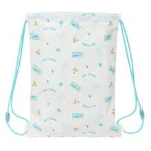 | Junior Backpack Real Madrid Preschool Unisex, Nursery Backpack With Drawstrings And Anti-Strangulation Reliable Closure, Inner Pocket With Zipper, White Color, One Size, School - Multicolor - View 3