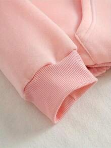Stylish Women's, Men's, And Unisex Hoodie With Pockets For Winter - California San Francisco - Baby Pink - View 4