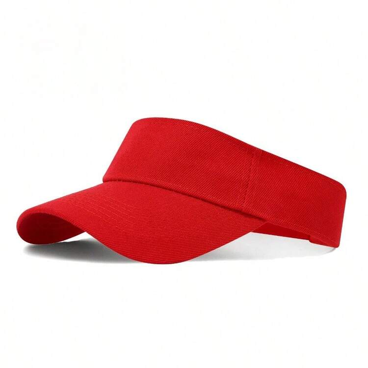 1 chiếc mũ lưỡi trai bóng chày unisex mùa xuân/hè bằng len, kiểu hở đỉnh, mũ chống nắng - Nhiều màu - Xem 10