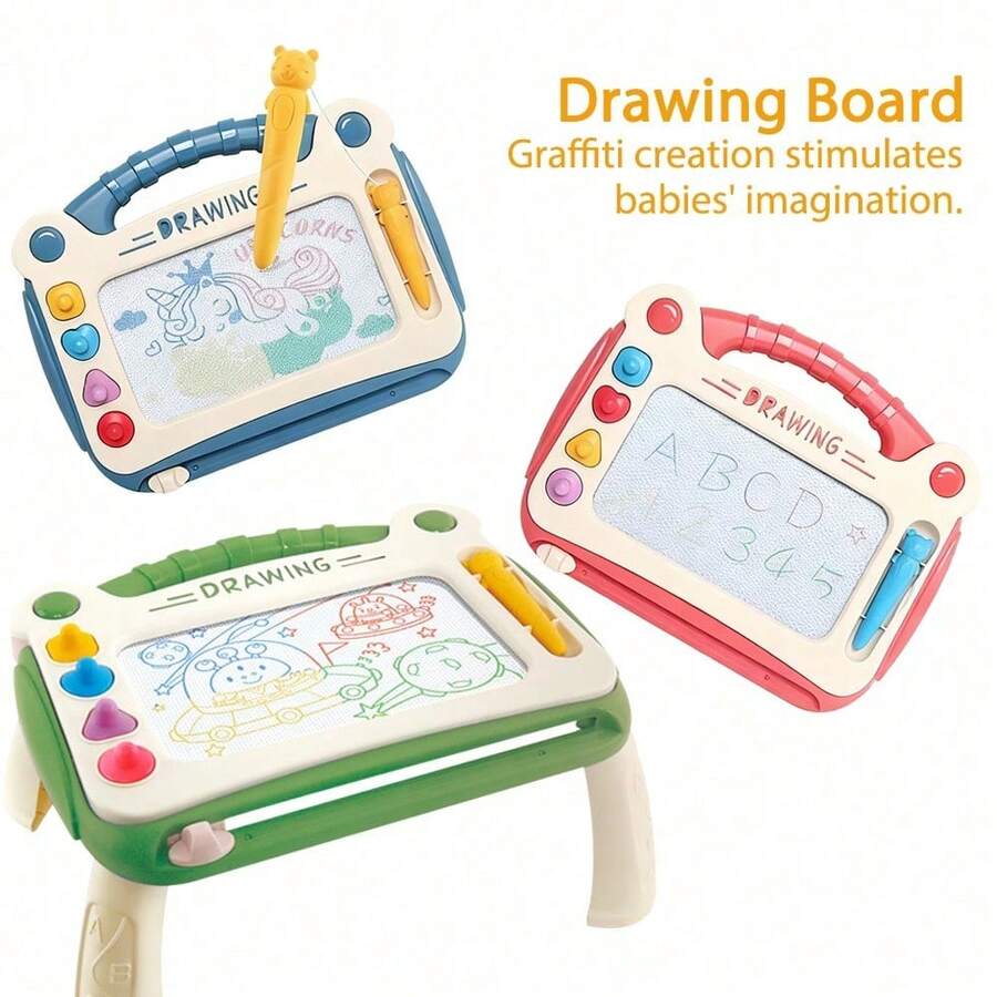 Magnetic Drawing Board, Toddler Girl Toys For Over 3 Year Old, Doodle Board Pad Learning And Educational Toys For Over3 Year Old Baby Kids Birthday Gift - Green - View 1