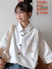 Women Blouses & Shirts - White - View 5