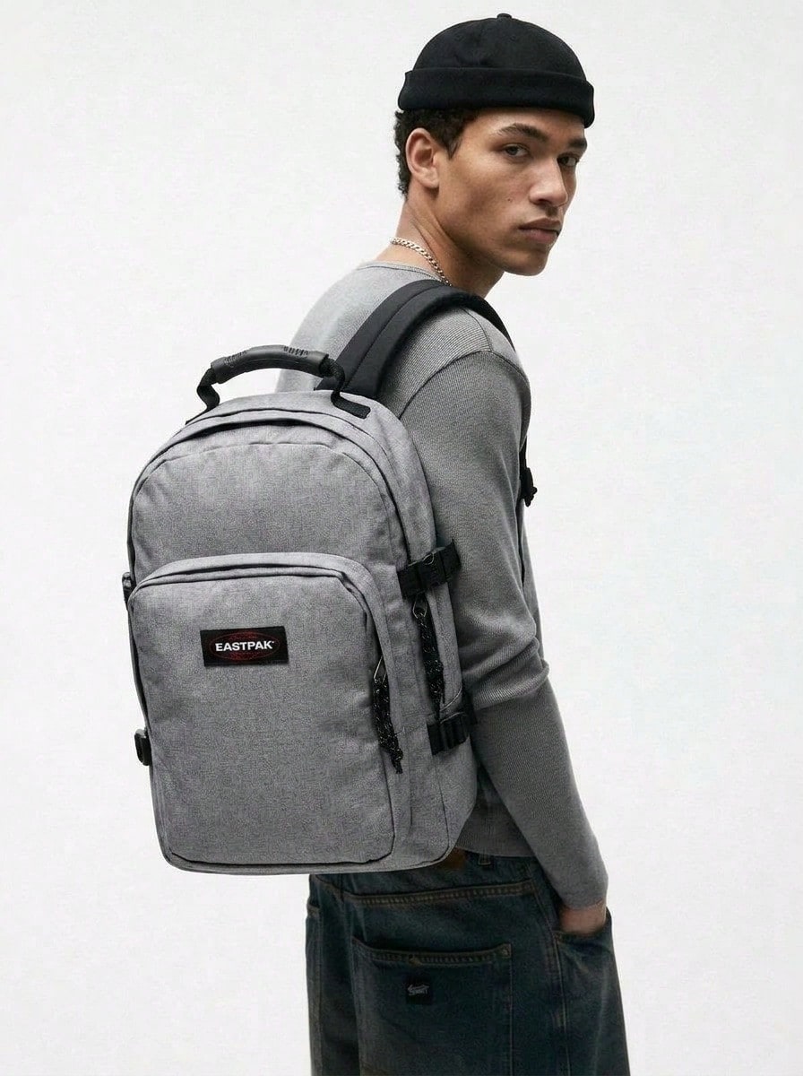 Eastpak Men's Casual Outdoor Fashion Large Capacity Zipper Backpack - Grey - View 1