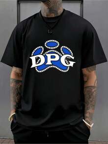 Camisetas de talla grande para hombre - Negro - Ver 1