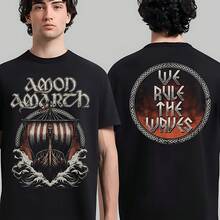 Amon Amarth We Rule The Waves Two Sided T-Shirt - 黑色 - 查看 1