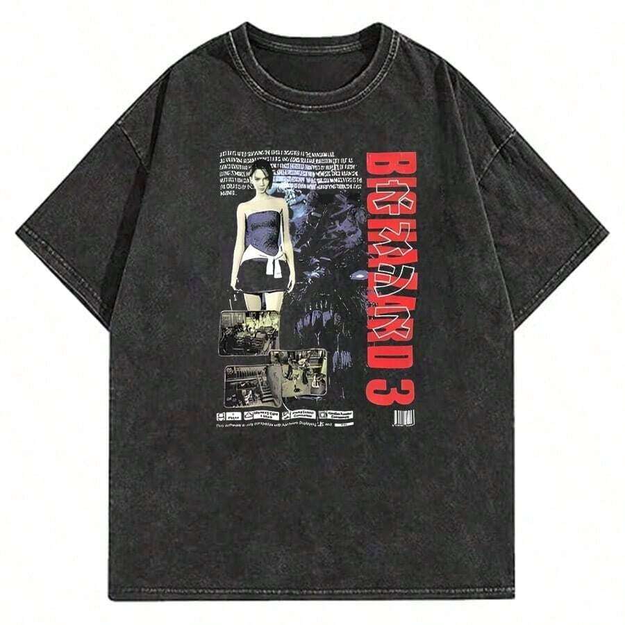 Retro 100% Cotton T-Shirt For Men And Mature Women, Harajuku Style, Short Sleeve, With The Phrase 'I Am Fernando Alonso' - 黑色19 - 查看 1