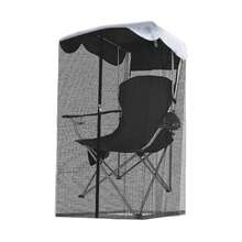 Outdoor Garden Hanging Chair Sunshade Net, Suitable For Hammock Chairs - Black - View 5