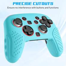 Pelindung Pegangan Kontroler, Casing Pelindung Silikon Anti Selip untuk Kontroler Switch 2 Pro, Casing Pelindung Anti Gores dan Anti Keringat, Pelindung Gaming yang Nyaman dan Mampu Menyerap Guncangan - View 7