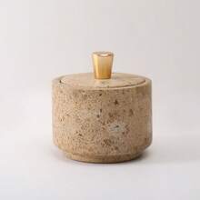 大理石香料罐、厨房及餐厅调味料容器、盐和糖储物罐、创意味精容器、胡椒粉罐、带盖调味品储物盒、优雅厨房用品 - 彩色 - 查看 14