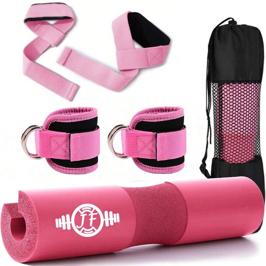 3 piezas Almohadilla para barra de sentadillas y entrenamiento - Soporte acolchado para el cuello y los hombros para barras estándar - Multicolor - Ver 1