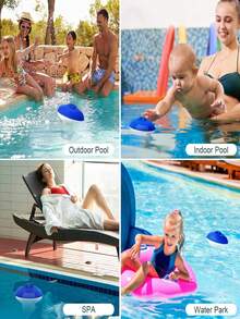 5-Inch Floating Chlorinator/Bromine Dispenser, Fits 1-Inch Chlorine Tablets, Adjustable Release Flow Floating Dispenser, Suitable For Indoor/Outdoor Swimming Pools, Hot Tubs, Blue & White, Great For Inflatable And Above-Ground Pools - Dispenser - View 6