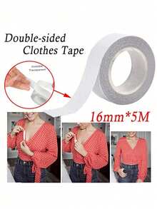 5m/Cuộn Băng dính quần áo chống nước, Băng dính cơ thể hai mặt vô hình, Băng dính áo ngực, Băng dính nội y trong suốt, Phù hợp cho mùa hè, bãi biển, du lịch - Nhiều màu - Xem 5