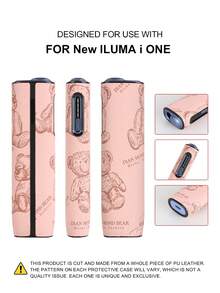 1PC For IQOS ILUMA ONE/ILUMA I ONE/New Iluma I One/ILUMA/ILUMA I /ILUMA PRIME/Iluma I Prime 20 HeatSticks BoX Series Protective Case, Fashionable Minimalist Cartoon Pattern Portable Storage Leather Sleeve, Full Protection Anti-Drop Anti-Fingerprint Wear-Resistant High-End Texture Hard Shell Soft Leather Dual Protection, Perfect Gift Choice, High-End Protective Shell, Unisex Fashion Accessory, Fashionable Patchwork Personalized Appearance Decoration, Business Casual Versatile Style, Precise Hole Position Perfect Fit, Couple Style Unisex, Iqos Series Dedicated Protective Shell, TEREA Storage Box - Brown Bear - View 36