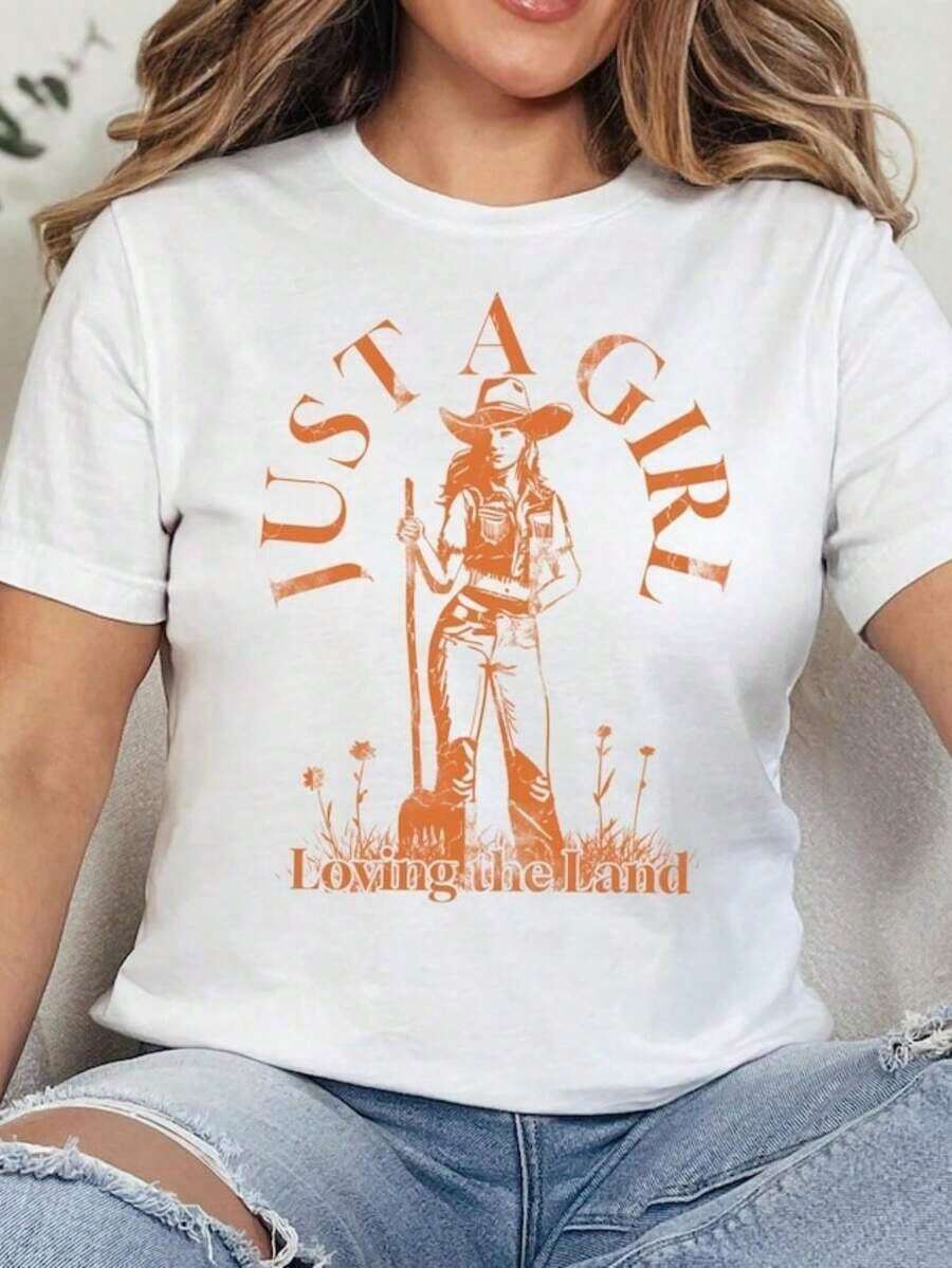 1 T-Shirt: Women's "Viva La Rad" T-Shirt, Retro Style, Feminism T-Shirt, Boho T-Shirt, "Girl Power" T-Shirt, Vintage Graphic T-Shirt. - 白色 7 - 查看 1