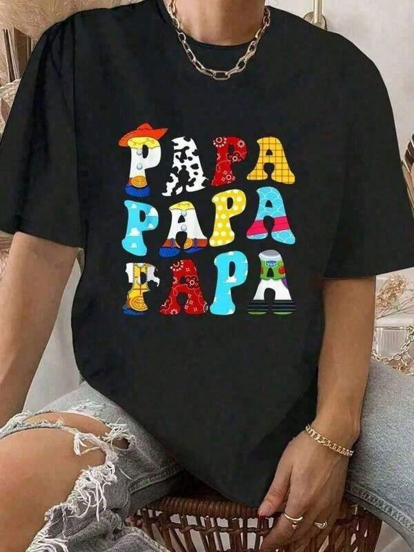 Camiseta unisex de manga corta, camiseta para el Día del Padre para hombre, Historia Divertida, Papá, Juguete, Historia de Niño, camisetas para hombre, Spiderman, ,  Women, Romwe Men, boho chic, regalos para maestros, camiseta para mujer, ropa curvy para hombre, y2k
