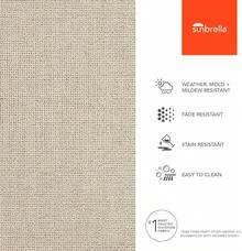 Outdoor Fabric By Yard| Sand (Solid)| Official Seller| Indoor Or Outdoor Upholstery Fabric Chairs, Cushions, Drapery, Pillows, Furniture - Dew - View 4