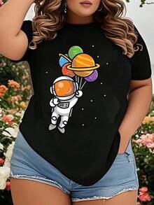 Women T-Shirts - Black - View 1