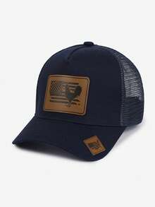 1pc Tropical Fish & Star Map Casual Streetwear Polyester Mesh Splice Warm Windproof UV Protection Unisex Baseball Cap, Versatile Snapback Hat For All Seasons - Peaked Cap - View 21