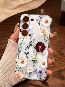 1件裝頂級碎花幸運雛菊軟手機殼保護套，適用於 Honor Galaxy A04e/12/A13/A14/A34/A50/A52/A53/A54/S21/S22/S23/S24/S25/S25Ultra/S26/S26 PLUS/S26 ULTRA/ 6A/7A/8A/ 12T/13T - 無色 - 查看 7