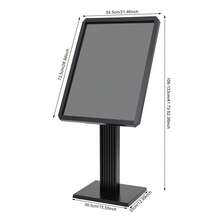 Adjustable Black Sign Holder Stand, Floor Standing Sign Holder, Aluminum Floor Menu Stand For Restaurants, Stores, Offices - A - View 3