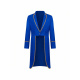 Vintage Gold-trimmed Swallowtail Coat In Blue
