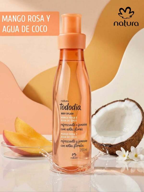 TODODIA Body splash NATURA, Refrescantes con aromas increíbles, 200ml