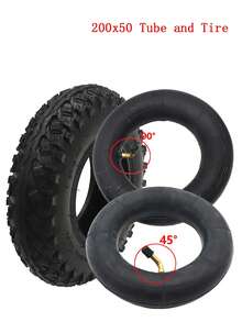 Ban Off-Road 200x50, Ban Dalam dan Ban Luar untuk Skuter Listrik 8 Inci, Aksesoris Roda Pneumatik Depan dan Belakang - Ban dalam dan luar ukuran 200x50 - View 1
