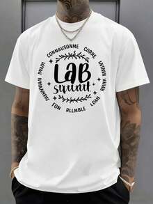 Men Plus Size T-Shirts - White - View 1