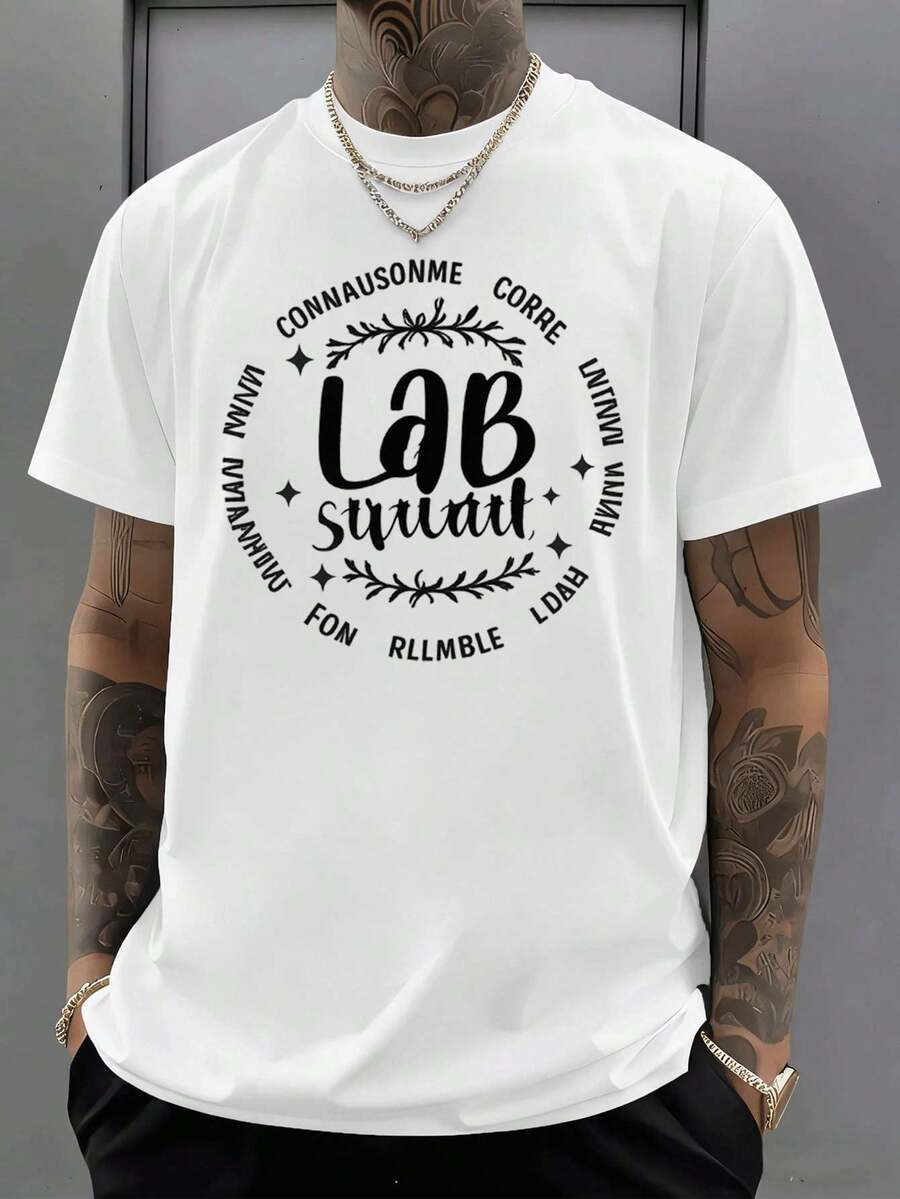 Men Plus Size T-Shirts - White - View 1