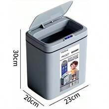 15L Smart Sensor Trash Cans, Soft-Close Lid, Odor Lock, Available In Various Colors, Suitable For Kitchen, Bathroom, Living Room, Office - Batteries Not Included - 查看 10